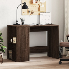 vidaXL barna tölgyszínű szerelt fa íróasztal 102x50x75 cm íróasztal