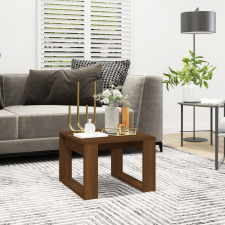 vidaXL barna tölgyszínű szerelt fa kisszekrény 50 x 50 x 35 cm bútor