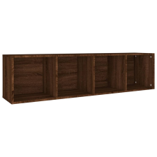 vidaXL barna tölgyszínű szerelt fa könyv-/TV-szekrény 36x30x143 cm (815248) bútor
