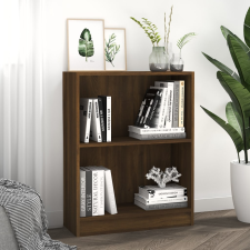 vidaXL barna tölgyszínű szerelt fa könyvespolc 60 x 24 x 74,5 cm bútor