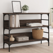 vidaXL barna tölgyszínű szerelt fa tálalóasztal 100 x 32 x 75 cm bútor