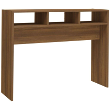 vidaXL Barna tölgyszínű szerelt fa tálalóasztal 105 x 30 x 80 cm bútor