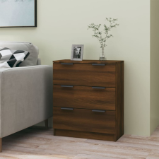 vidaXL barna tölgyszínű szerelt fa tálalószekrény 60 x 30 x 70 cm bútor