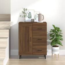 vidaXL barna tölgyszínű szerelt fa tálalószekrény 69,5 x 34 x 90 cm bútor