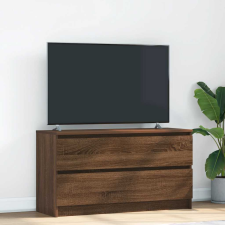 vidaXL barna tölgyszínű szerelt fa TV-szekrény 100x35x54 cm bútor