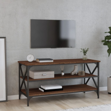 vidaXL barna tölgyszínű szerelt fa TV-szekrény 100x40x50 cm bútor