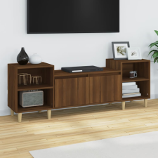 vidaXL barna tölgyszínű szerelt fa TV-szekrény 160x35x55 cm bútor