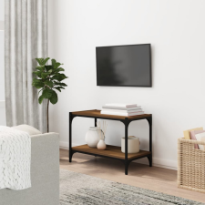 vidaXL barna tölgyszínű szerelt fa TV-szekrény 60x33x41 cm bútor