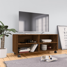 vidaXL barna tölgyszínű szerelt fa TV-szekrény 90x35x35 cm bútor