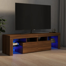 vidaXL Barna tölgyszínű TV-szekrény LED-lámpákkal 140 x 36,5 x 40 cm bútor