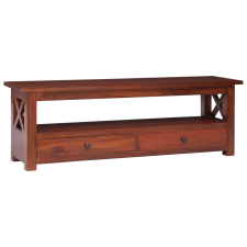 vidaXL barna tömör mahagóni TV-szekrény 115 x 30 x 40 cm bútor