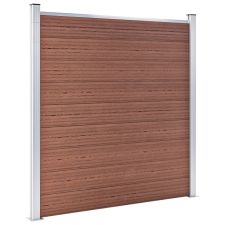 vidaXL barna WPC kerítéspanel 1391 x 186 cm (3053213) építőanyag