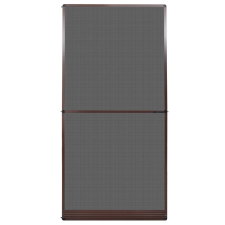 vidaXL barna zsanéros ajtó szúnyogháló 120 x 240 cm (141566) szúnyogháló