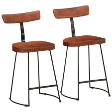 vidaXL Bárszékek 2 db 49x43x79 cm tömör fa Mango bútor