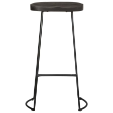 vidaXL Bárszékek 2 db Fekete 45x40x78 cm tömör fa Mango (4013527) bútor
