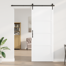 vidaXL Belső Ajtó 'ORKDAL'Fehér 93x232x4 cm Tömörfa Fenyő nyílászáró