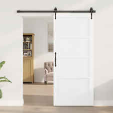 vidaXL Beltéri Ajtó 'ORKDAL'Fehér 86x198.5x4 cm Tömbfa nyílászáró
