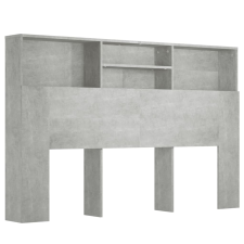 vidaXL betonszürke áthidaló szekrény 160 x 19 x 103,5 cm (811875) ágy és ágykellék