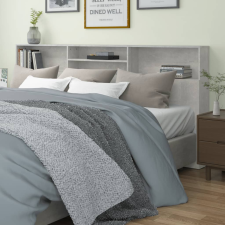 vidaXL betonszürke áthidaló szekrény 220 x 19 x 103,5 cm ágy és ágykellék