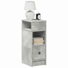 vidaXL betonszürke éjjeliszekrény fiókkal 25 x 31 x 66 cm bútor