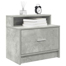 vidaXL betonszürke éjjeliszekrény fiókkal 51 x 31 x 47 cm bútor