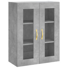 vidaXL betonszürke fali szekrény 69,5x34x90 cm (828464) bútor