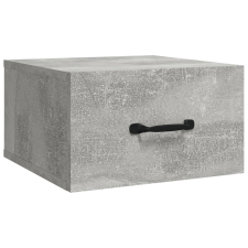 vidaXL betonszürke falra szerelhető éjjeliszekrény 35x35x20 cm (812860) bútor
