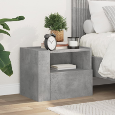 vidaXL betonszürke falra szerelhető éjjeliszekrény 45 x 30 x 35 cm bútor