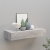 vidaXL betonszürke falra szerelhető fiókos polc 60 x 23,5 x 10 cm