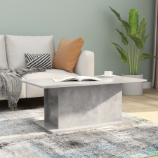 vidaXL betonszürke forgácslap dohányzóasztal 102 x 55,5 x 40 cm bútor