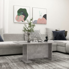 vidaXL betonszürke forgácslap dohányzóasztal 103,5 x 60 x 40 cm bútor