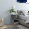 vidaXL Betonszürke forgácslap éjjeliszekrény 35 x 35 x 55 cm