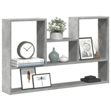 vidaXL betonszürke forgácslap fali polc 99 x 15 x 60 cm bútor