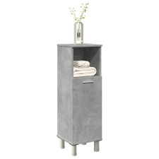 vidaXL betonszürke forgácslap fürdőszobaszekrény 30 x 30 x 95 cm fürdőszoba bútor