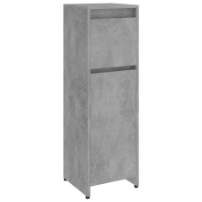 vidaXL betonszürke forgácslap fürdőszobaszekrény 30 x 30 x 95 cm (802664) fürdőszoba bútor
