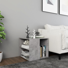 vidaXL betonszürke forgácslap kisasztal 50 x 50 x 45 cm bútor