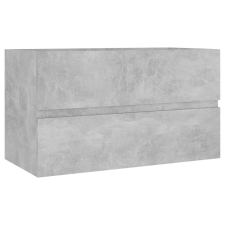 vidaXL betonszürke forgácslap mosdószekrény 80 x 38,5 x 45 cm (804750) fürdőszoba bútor