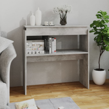 vidaXL betonszürke forgácslap tálalóasztal 80 x 30 x 80 cm bútor