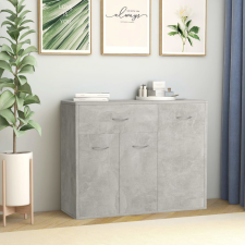 vidaXL betonszürke forgácslap tálalószekrény 88 x 30 x 70 cm bútor