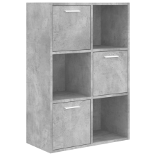 vidaXL betonszürke forgácslap tárolószekrény 60 x 29,5 x 90 cm (801138) bútor