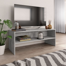 vidaXL Betonszürke forgácslap TV-szekrény 100 x 40 x 40 cm bútor
