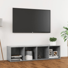 vidaXL betonszürke forgácslap TV-szekrény 142,5 x 35 x 36,5 cm bútor