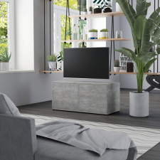 vidaXL Betonszürke forgácslap tv-szekrény 80 x 34 x 36 cm bútor
