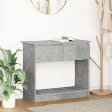 vidaXL betonszürke konzolasztal fiókokkal 85,5x38,5x74,5 cm bútor