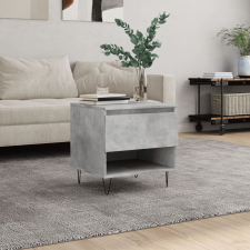 vidaXL betonszürke műfa dohányzóasztal 50 x 46 x 50 cm bútor