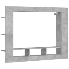 vidaXL Betonszürke műfa tv-szekrény 152x22x113 cm bútor
