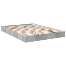 vidaXL betonszürke szerelt fa ágykeret 120 x 190 cm (842052) ágy és ágykellék