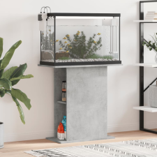 vidaXL betonszürke szerelt fa akváriumi állvány 36x75x72,5 cm halfelszerelések