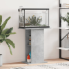 vidaXL betonszürke szerelt fa akváriumi állvány 60,5x36x72,5 cm