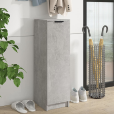 vidaXL betonszürke szerelt fa cipősszekrény 30 x 35 x 100 cm bútor